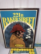 221B Baker Street The Master Detective Board  Game Vintage 1977 Parts See Descr - £10.34 GBP