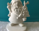 S3 - Waving Santa w/Partridge in Pear Tree Ceramic Bisque You Paint, Unp... - £4.61 GBP