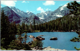 Longs Peak and Glacier Gorge from Bear Lake Colorado Postcard - £5.49 GBP