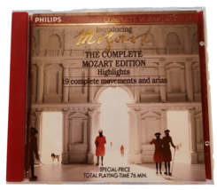 Introducing the Complete Mozart Edition: 19 Complete Movements &amp; Arias - VG - £10.24 GBP