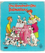 One Hundred and One Dalmatians 1960 Whitman Tell-A-Tale Book Disney Vintage - £5.55 GBP