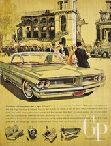 1962 Print Ad Pontiac Grand Prix 2-Door Wide Track 303 HP Trophy V8 - £13.43 GBP