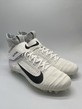 Nike Alpha Menace Elite 2 White Football Cleats BV3298-100 Men&#39;s Size 15 Wide - £100.35 GBP