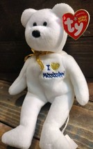 Vintage TY Beanie Baby  2005  MISSISSIPPI The Bear Hurricane Katrina Tag... - $18.70