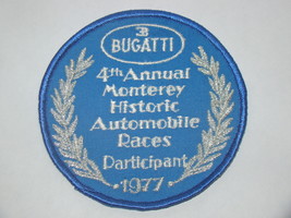 (1977) BUGATTI - 4th Annual Monterey Historic Automobile Races PARTICIPA... - $85.00