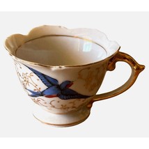 Swallow Teacup and Saucer Demitasse Vintage China Occupied Japan 1947 - 1952 - £29.55 GBP