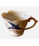 Swallow Teacup and Saucer Demitasse Vintage China Occupied Japan 1947 - ... - £29.41 GBP