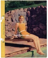 ANN HARDING-RKO STAR-IN ACTION Color Photo &amp; Facts &#39;30s Dixie Cup Promo - $41.13 CAD