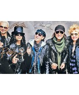 Scorpions multi signed color photo 3 Autographs Klaus Meine Rudolf Schen... - $1,224.09 CAD