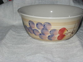 Coupe Soup /Cereal Bowl-Tuscan Fruit-Royal Norfolk-Hand Painted-Greenbri... - $223.52 MXN