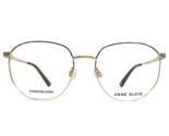 Anne Klein Eyeglasses Frames AK5079 717 GOLD Round Full Rim 52-17-140 - £46.71 GBP