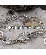 UBU Handmade Infinity Link Bracelet Silver Plated - £29.40 GBP