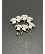 Lot of 7 antique porcelain drawer pulls size 1.25&quot; - $34.15 CAD