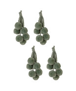 Sage Green Pom Pom Cluster Drop Ornament (Set of 4) - $979.68 MXN