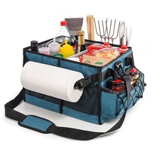 Grill Caddy, Bbq Caddy With Paper Towel Holder, Utensil Caddy With Condiment Poc - £48.23 GBP