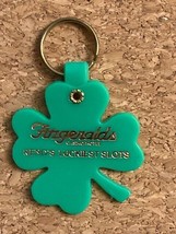 Vintage Fitzgeralds Reno Casino Hotel Collectible Four Leaf Clover Keychain - $7.61