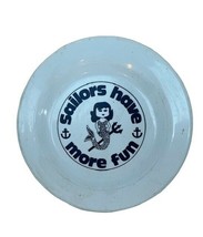 Frisbee vtg Mermaid Sailors have More Fun disc golf Navy Military veteran USA us - £22.27 GBP