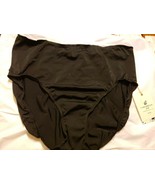 P48 NWT Macy&#39;s Caribbean Joe Solid Black Bikini Bottom CLEARANCE SALE MS... - £14.08 GBP