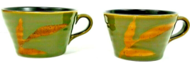 Dakara Pier 1 6 Oz Coffee Cups Stoneware Set Of 2 - $11.26