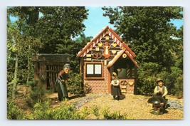 Hansel and Gretel Dwarf Village Busch Gardens Tampa FL UNP Chrome Postcard P5 - £4.00 GBP