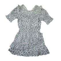 NWT LoveShackFancy Floreen Mini in Warm Gray Pintuck Pleated Cotton Dress XS - £111.90 GBP