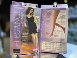 Mediven Elegance 30-40 mmHg Pantyhose Petite Open Toe Sheer Silky Medica... - $25.00