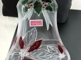 Celebration By Mikasa Christmas Bell Dish Poinsettia Collection Made In ... - £11.82 GBP