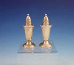 Crown by Unknown Sterling Silver Salt and Pepper Shaker Pair (#2976) - $110.15 CAD
