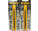 Dewalt Split Point DWA1210 Industrial Cobalt Drill Bit  5/32&quot; Pack of 2 - £19.54 GBP
