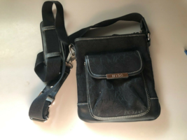 New York &amp; Company Womens Crossbody Bag Black Adjustable Strap - £4.72 GBP
