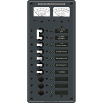 Blue Sea 8074 AC Main +8 Positions Toggle Circuit Breaker Panel - White Switches - $458.34