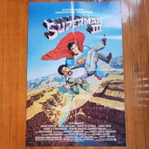 Superman III 1983 Starring Christopher Reeve Original Vintage Movie Poster On... - £39.55 GBP