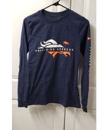 NFL Team Apparel Denver Broncos Women&#39;s T-shirt Size: XS Football Long S... - £14.00 GBP