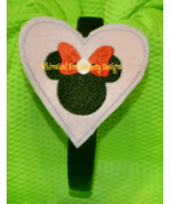Minnie in Heart Headband Slider Machine Embroidery Design - $75.58 MXN