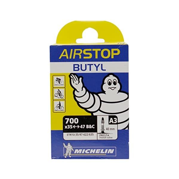 Michelin Airstop 35 Butyl PV Tube - Black, 40 mm  - $8.00