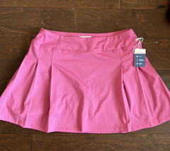 Tommy Bahama Skort Skirt L Solid Pink  Golf Tennis Pickleball New UPF 50 - £24.02 GBP