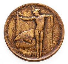 Rare! 1915, International Exhibition Official Bronze Sc $-
show original... - $124.37