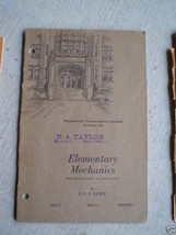 1930 Booklet Mechanics Intl Correspondence Schools - £14.81 GBP