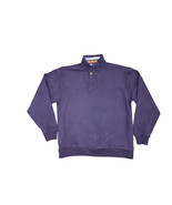 ORVIS Men&#39;s Size Large Quarter Zip Pullover Sweatshirt Long Sleeve Navy ... - $18.19 CAD