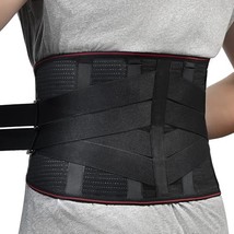 Back Brace for Lower Back Pain Women Adjustable Back Support Belt for Men for Wo - £34.85 GBP