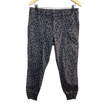 Level 99 Jogger Pants Womens 30 Gray Leopard Print Stretch Pockets Ankle... - £23.61 GBP