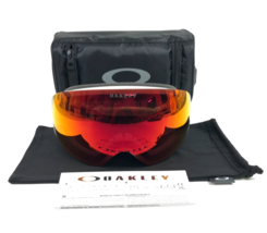 Oakley Snow Goggles OO7064-24 Flight Deck M Matte White Prizm Torch Iridium Lens - $212.84