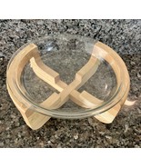 PYREX 9&quot; Clear Glass Round 1 3/8&quot; DEEP Pie Plate #209 ~ Older Backstamp ... - $27.40 CAD