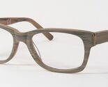 VALMASSOI VL-257 06 Light Brown w/ Green Tint UNIQUE RARE EYEGLASSES 53-... - $97.64