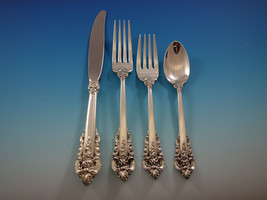 Grande Baroque by Wallace Sterling Silver Flatware Set for 48 Service 30... - £17,018.84 GBP