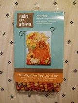 Rare Nwt Fall Harvest Basket Cardinal Garden Flag 12.5x18 Autumn Free Shipping - £11.86 GBP