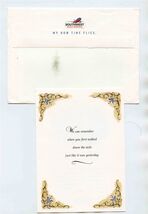 Southwest Airlines 15th Anniversary Card &amp; Envelope &amp; Hertz Discount 2004 - $21.78