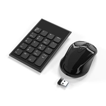 Wireless Number Pad And Mouse Combo, 2.4G Portable Ultra Slim Usb Numeri... - £33.16 GBP