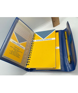 COMPLETE ORGANIZER 1986 Cobalt Blue 4&quot;x6.5&quot; NotePad #5385 vintage not used - $11.29