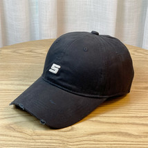 Original Design Embroidered S Letter Soft Top Sports Baseball Cap Men&#39;s Simple R - £9.58 GBP